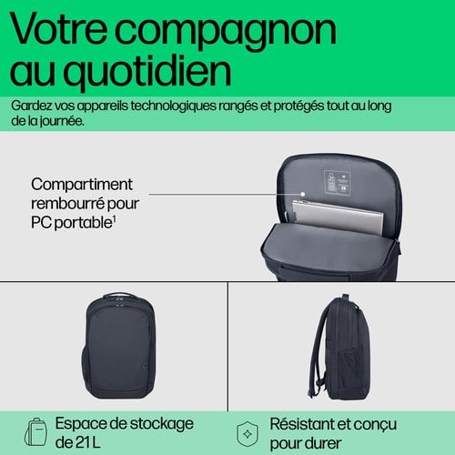 HP Evday 16 Odyssey Gray Laptop Backpack - Achat / Vente sur grosbill.com - 8