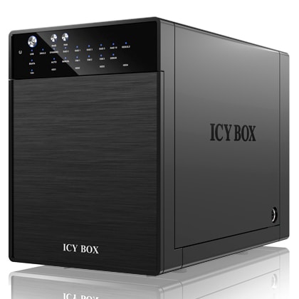 Icy Box USB3.0 et eSATA pour 4xDD 3.5" SATA - Boîtier externe - 0