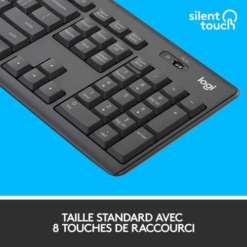 MK295 Silent Wireless Combo Graphite - Achat / Vente sur grosbill.com - 7