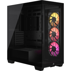 Boîtier PC Corsair 3500X ARGB Noir - MT/Sans Alim/E-ATX Grosbill