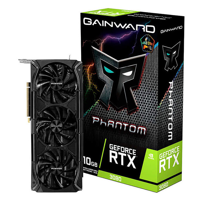 Gainward RTX 3080 Phantom+ 10G LHR  - Carte graphique Gainward - 0