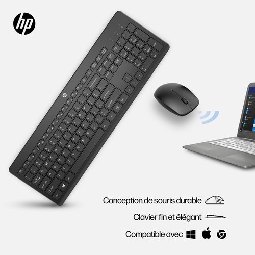 HP 230 WL Mouse+KB Combo - Achat / Vente sur grosbill.com - 6