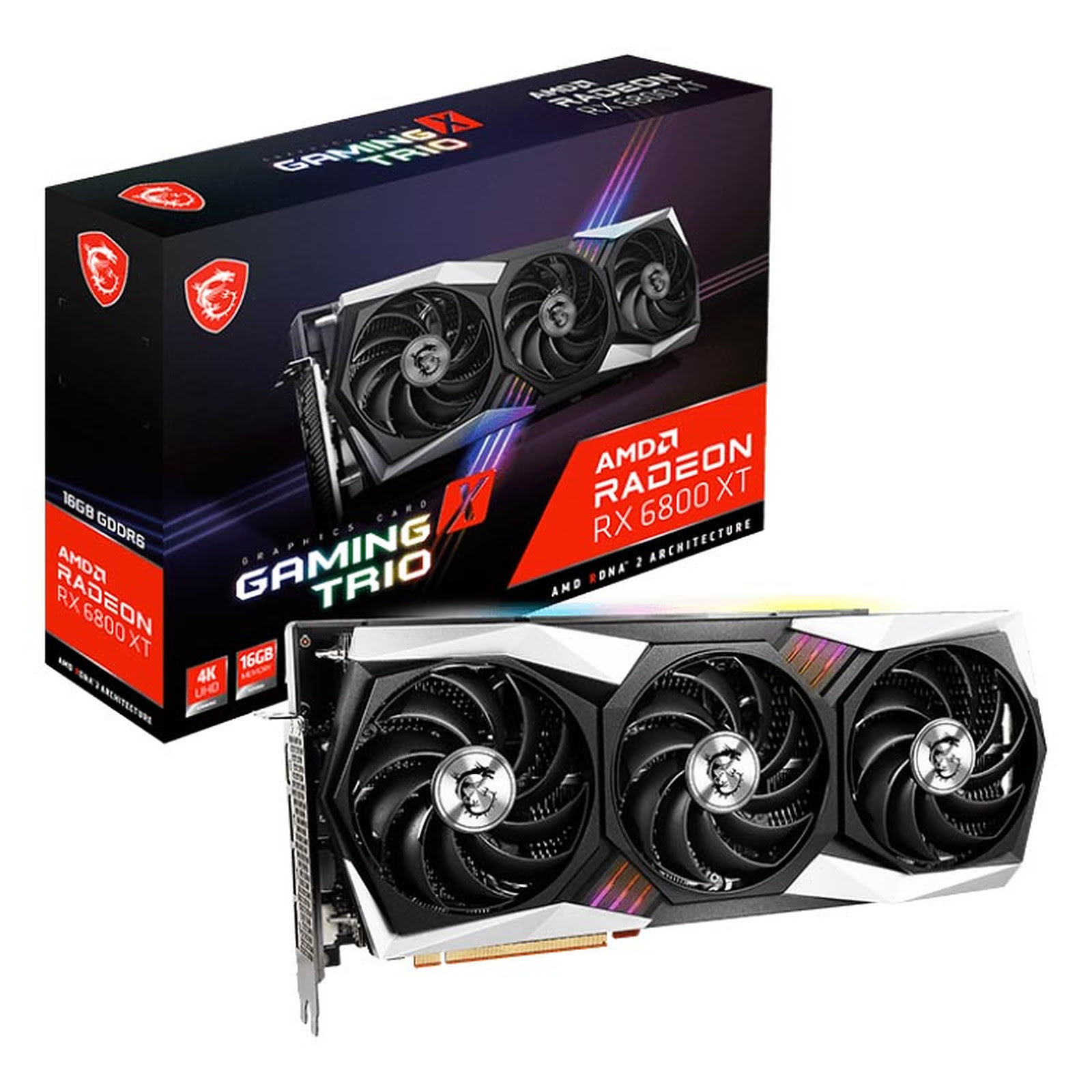 MSI RX 6800 XT GAMING Z TRIO 16G  - Carte graphique MSI - 0
