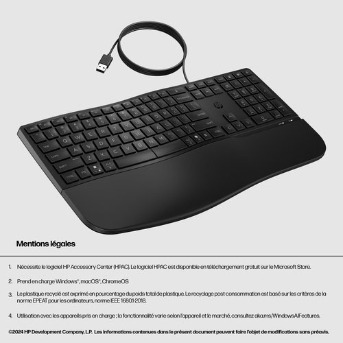 HP 485 CFT WD KBD FR - Achat / Vente sur grosbill.com - 11