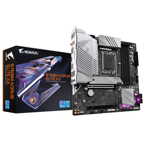 Gigabyte B760M AORUS ELITE AX - B760/LGA1700/DDR5/mATX