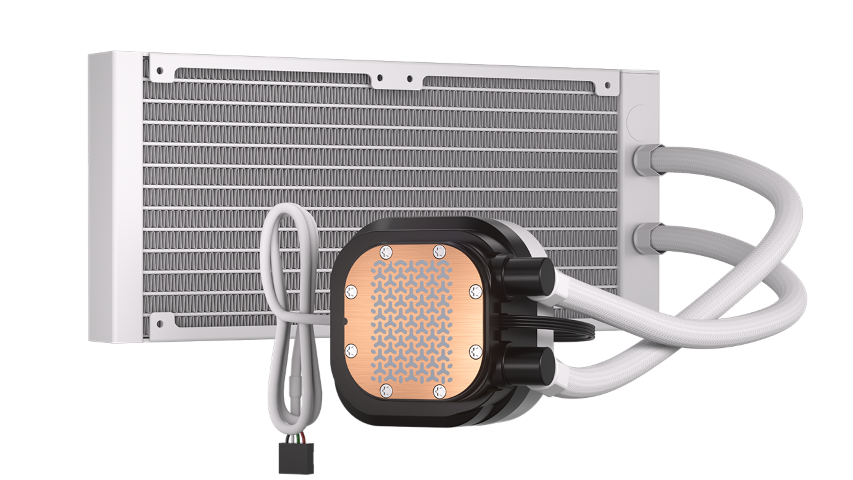 Corsair NAUTILUS 240 RS LCD - 240mm - Blanc - Watercooling - 2