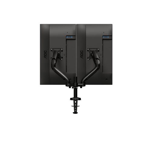 Bras à gaz orientable 2 écrans 27" max de 9kg - Accessoire écran - 7