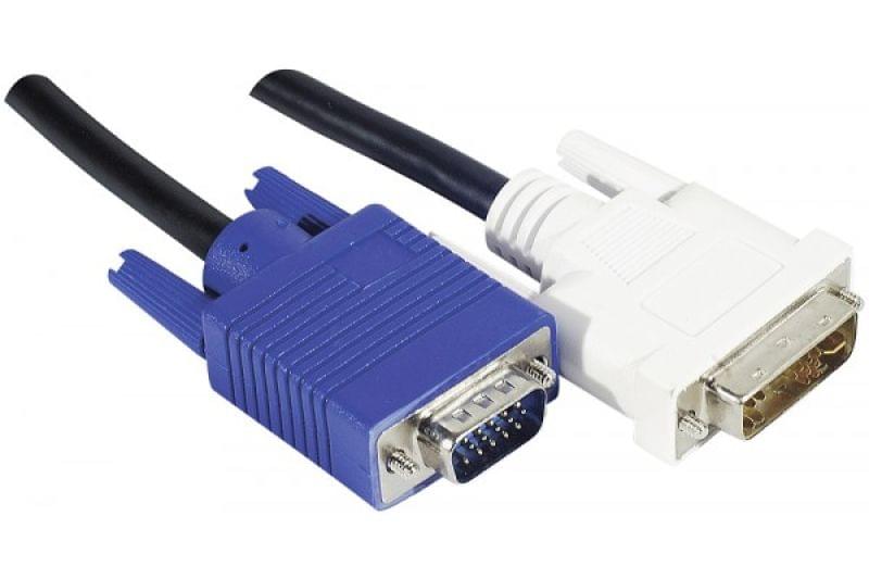 Câble DVI Male vers VGA - 1.8m - Connectique PC - grosbill.com - 0