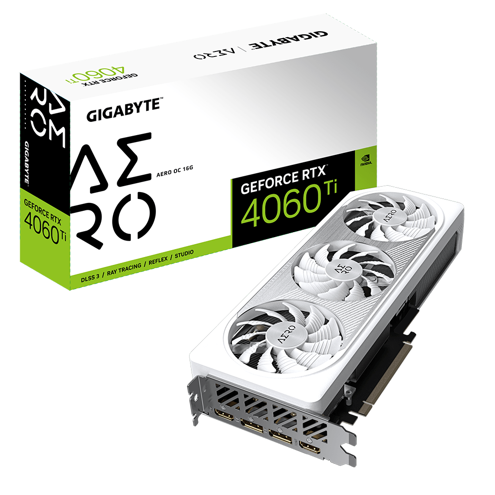 Gigabyte GeForce RTX 4060 Ti 16GB AERO OC - Carte graphique