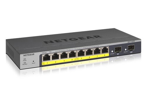 Netgear GS110TP - 8 (ports)/10/100/1000/Avec POE/Manageable