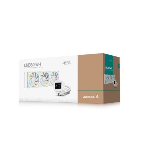 Deepcool LM360 - 360mm - Blanc - Watercooling Deepcool - 5