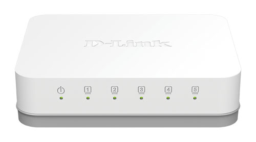 image produit D-Link  5 Ports 10/100/1000Mbps Dlinkgo GO-SW-5G Grosbill