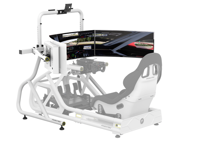 Fanatec GT Cockpit Triple Monitor Expansion Kit - Blanc (CRD-9060004-WW) - Achat / Vente Accessoires Simracing sur grosbill.com - 4