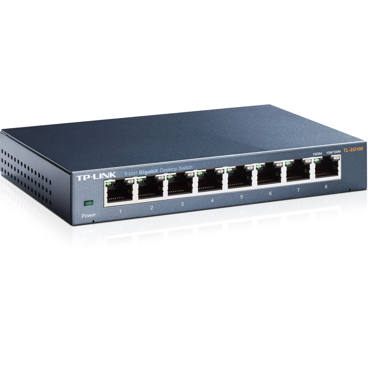 Switch TP-Link 8 ports 10/100/1000 - TL-SG108 - grosbill.com - 1