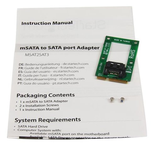 mSATA to SATA HDD/SSD Adapter Converter - Achat / Vente sur grosbill.com - 2