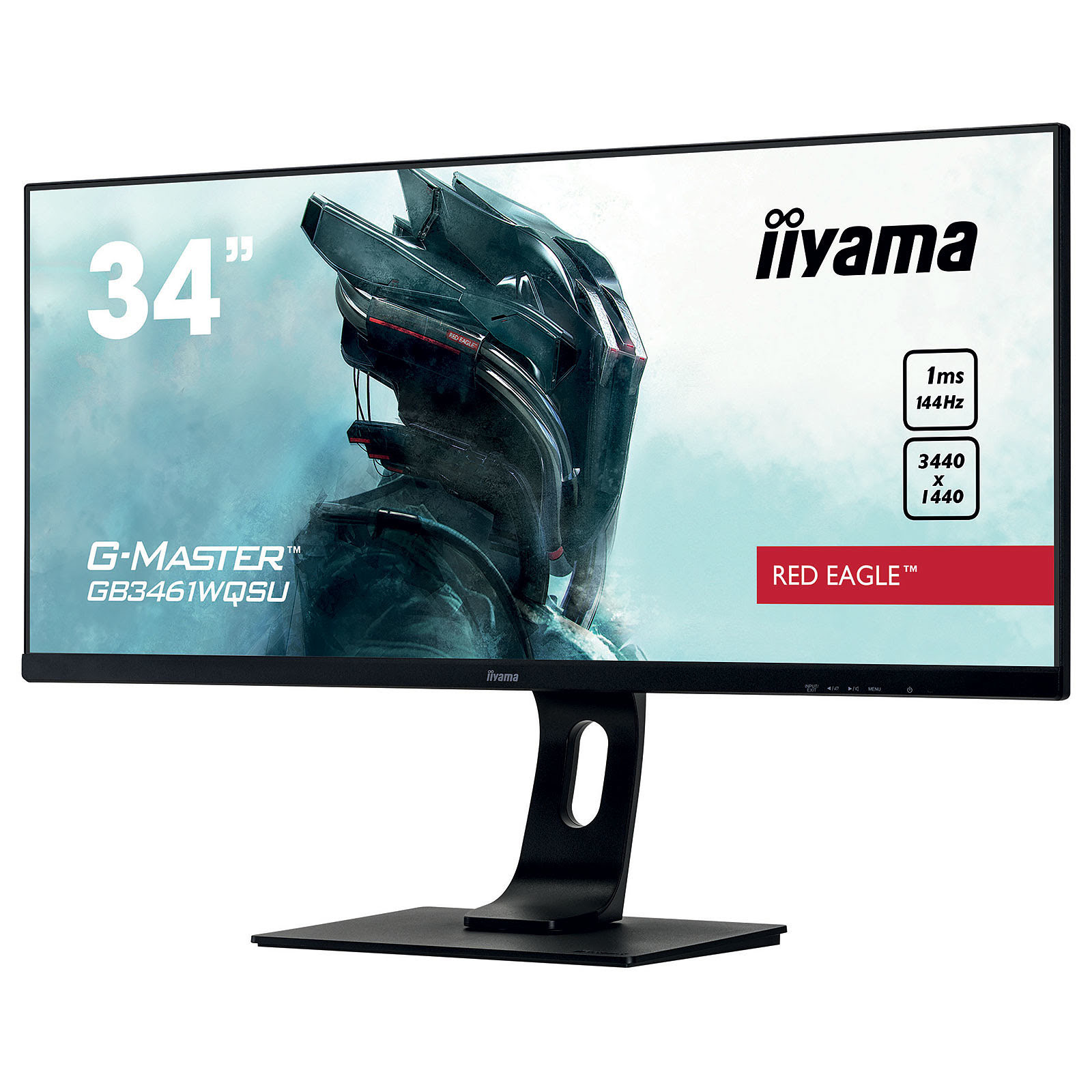 Iiyama 34"  GB3461WQSU-B1 - Ecran PC Iiyama - grosbill.com - 3