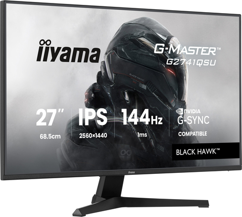 Iiyama 27 pouces  G2741QSU-B1 - Ecran PC Iiyama - grosbill.com - 2