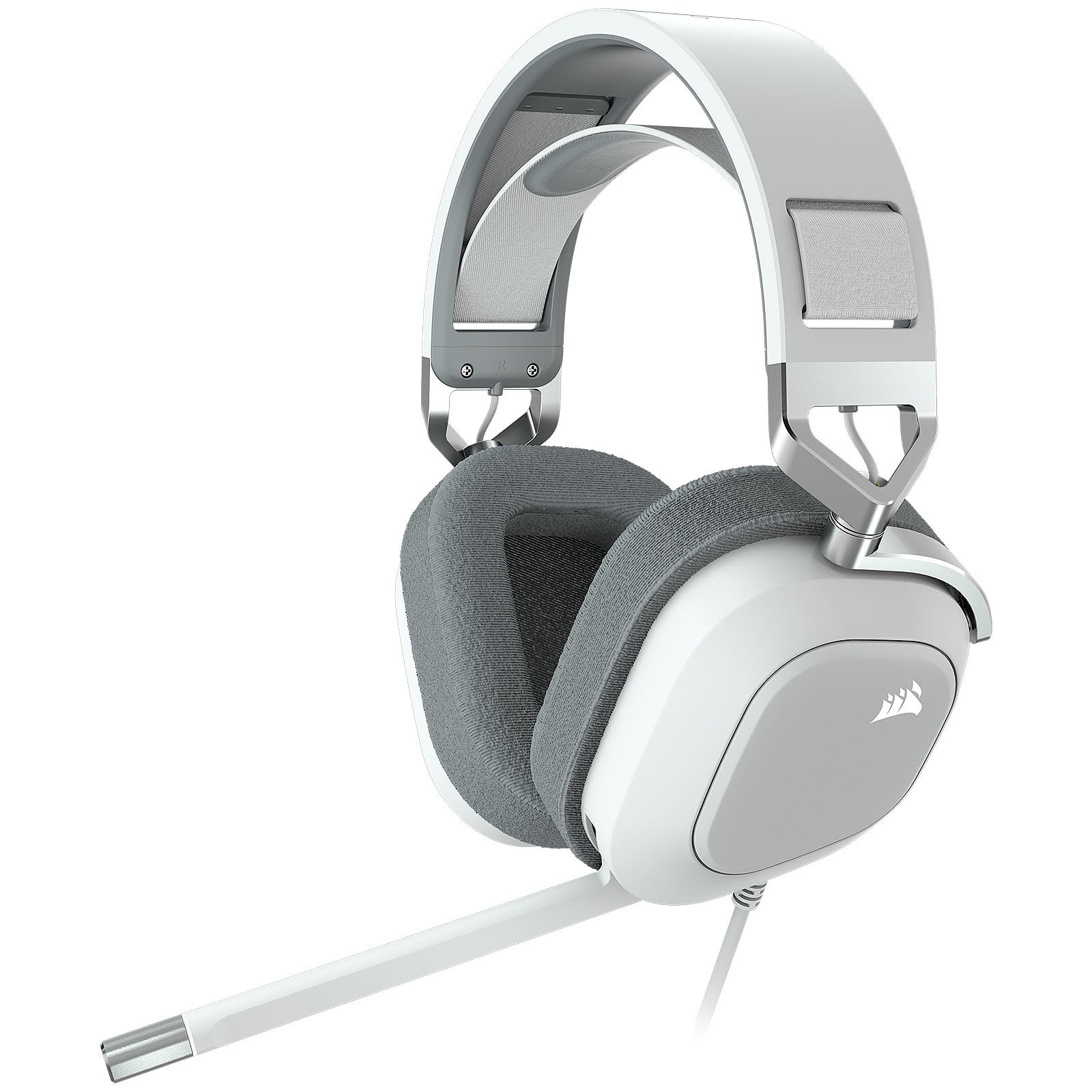 Corsair HS80 RGB USB Blanc 7.1 Surround Blanc - Micro-casque - 0