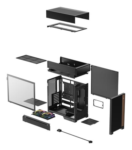 Deepcool CL660 Noir Noir - Boîtier PC Deepcool - grosbill.com - 7