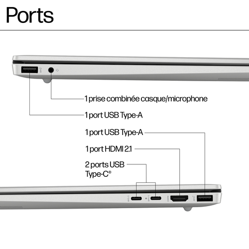 HP B13VBEA - PC portable HP - grosbill.com - 4
