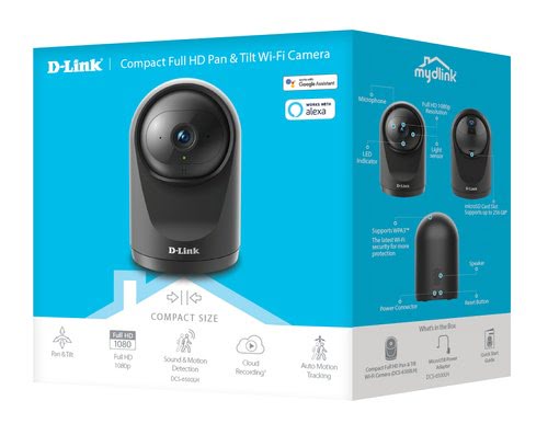 D-Link DCS-6500LH Caméra motorisé Wifi IR - Intérieur   - Webcam - 4