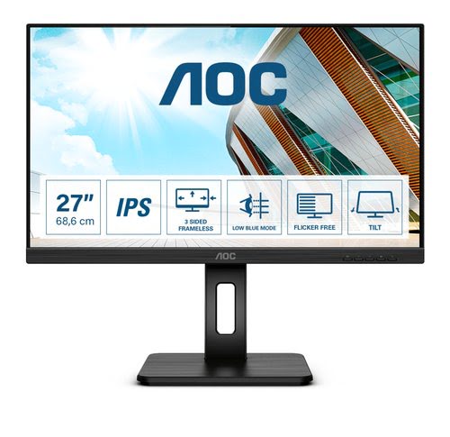 AOC Pro Q27P2Q 27" QHD 16:9 IPS 75Hz - Achat / Vente sur grosbill.com - 0