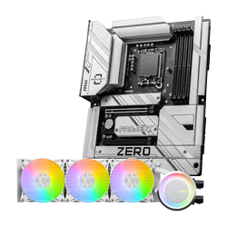 Kit Upgrade PC MSI Z790 PROJECT ZERO + MAG CORELIQUID E360 WHITE Grosbill
