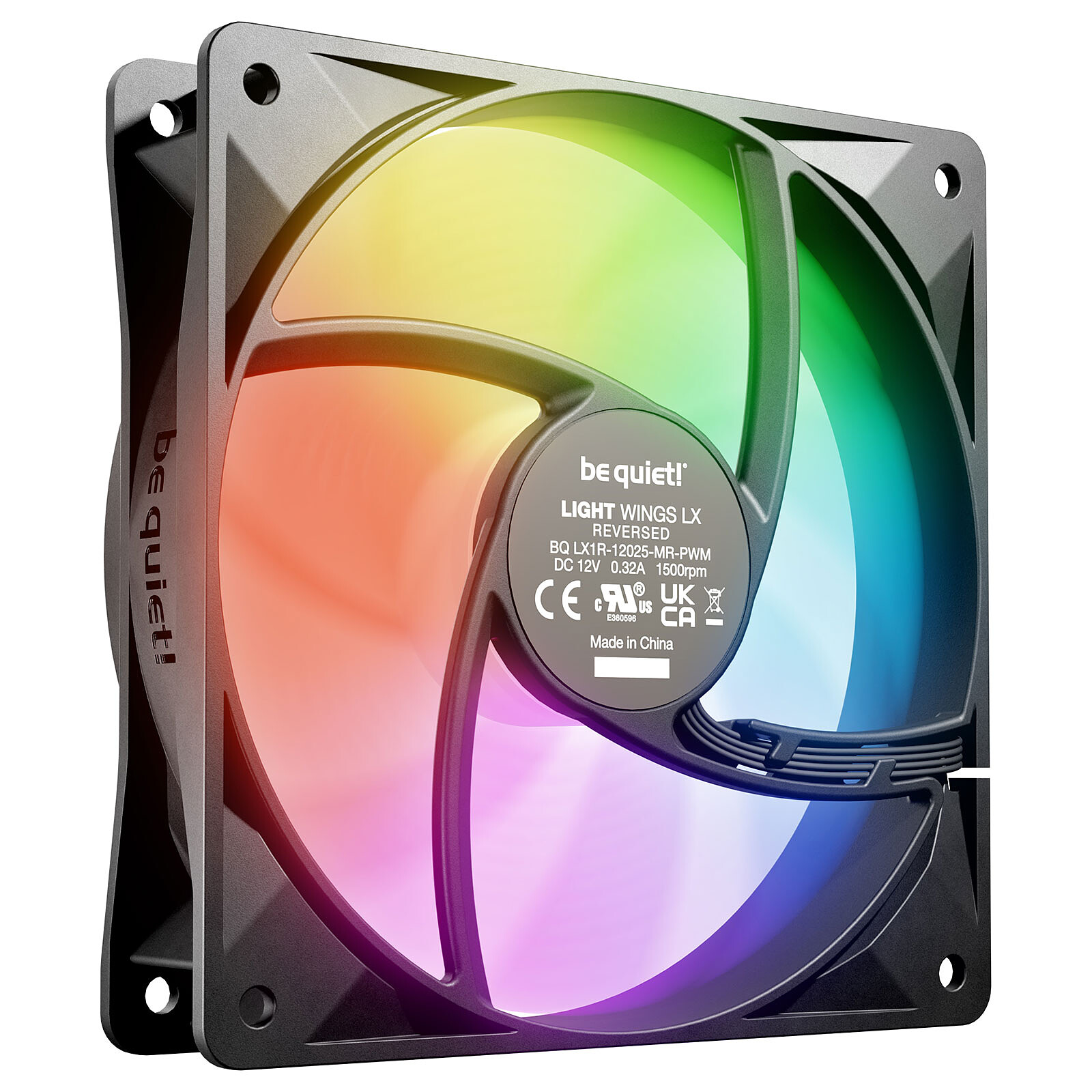 be quiet! Light Wings LX 120mm PWM Reverse - Ventilateur boîtier - 2
