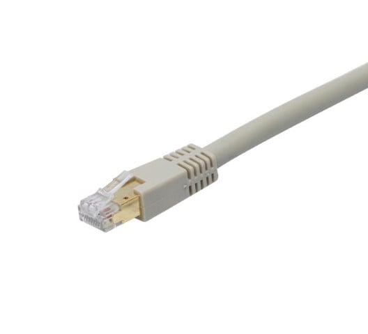 Câble RJ45 CAT 8.1 S/FTP LSOH gris - 2 m - Connectique réseau - 0