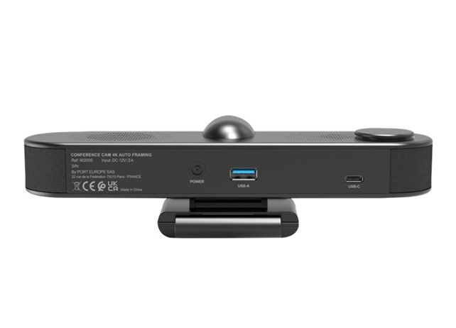 Port Caméra de conférence 4K UHD/Noir - Webcam - grosbill.com - 3