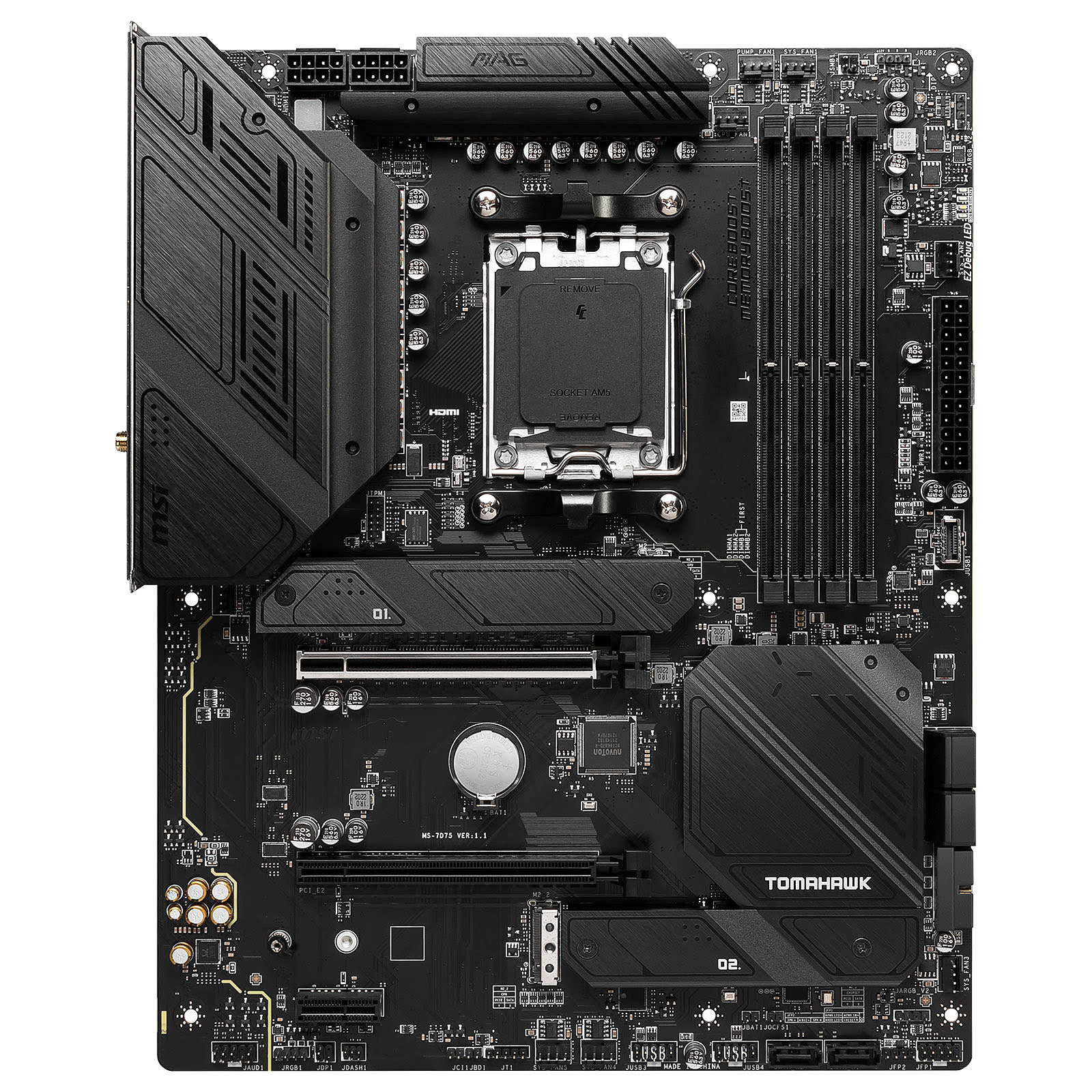 MSI MAG B650 TOMAHAWK WIFI ATX  - Carte mère MSI - grosbill.com - 1