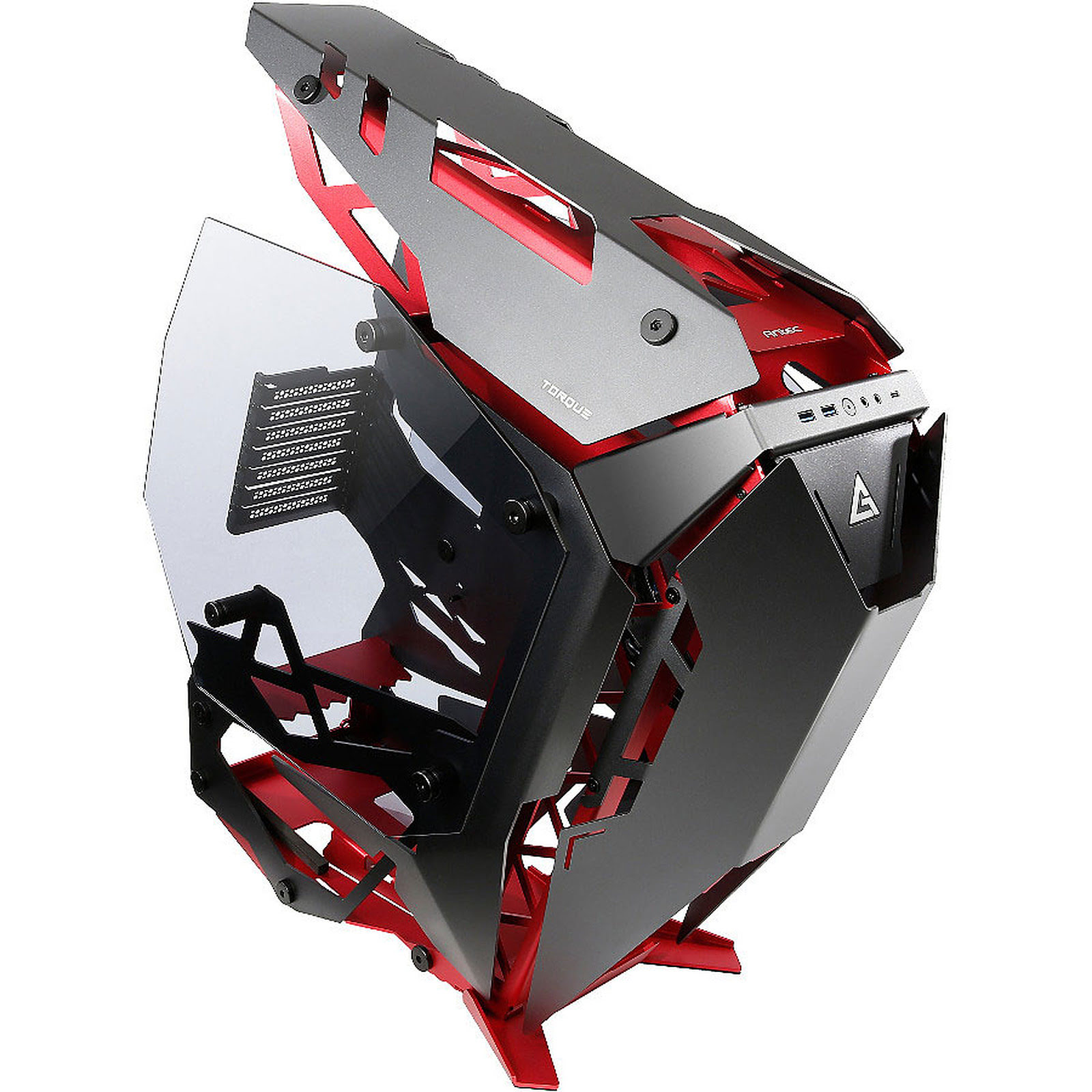 Antec TORQUE Black/Red Rouge - Boîtier PC Antec - grosbill.com - 0