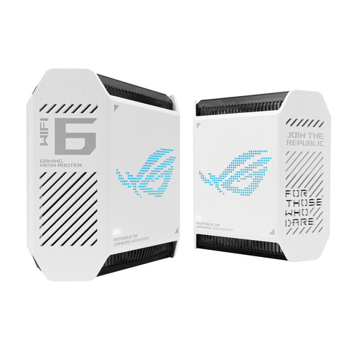 Grosbill Routeur Asus GT6 x2 White (Pack de 2 routeurs WiFi 6 Mesh)