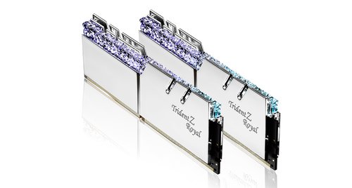 G.Skill Trident Z Royal, DDR4-4000, CL18 - 32 GB Dual-Kit, silber - Achat / Vente sur grosbill.com - 3