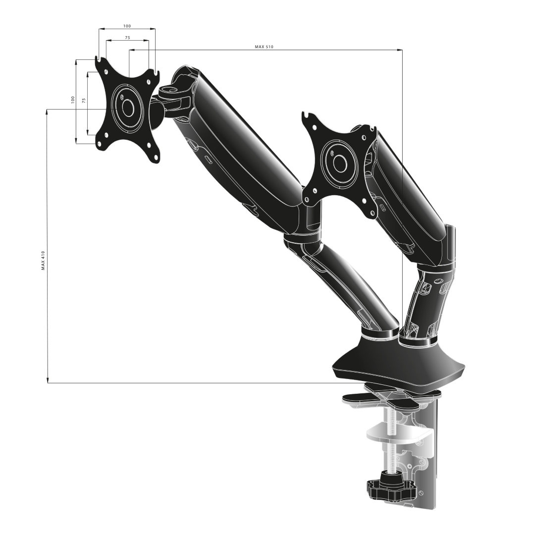 Iiyama 27 pouces  XU2793QSU-B6 + DS3002C-B1 - Ecran PC Iiyama - 10