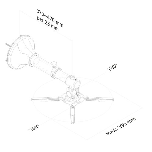 Projector Wall Mount UltraShortThrow SIL - Achat / Vente sur grosbill.com - 2
