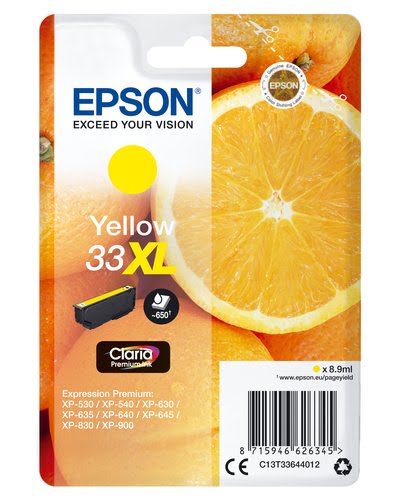 Epson - Jaune - C13T33644012 - Achat / Vente Consommable imprimante sur grosbill.com - 0