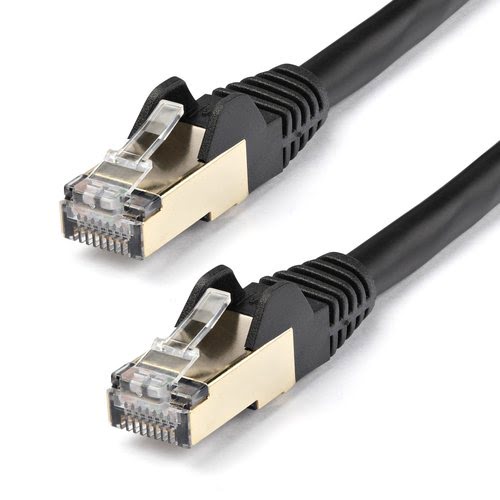 StarTech Cable - Black CAT6a Ethernet Cable 7m
