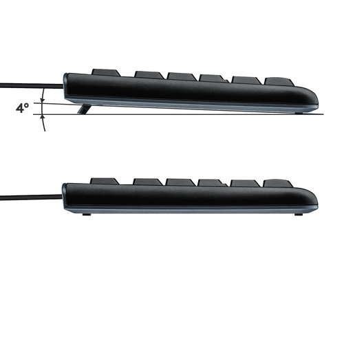 K120 Corded Keyboard Noir - Achat / Vente sur grosbill.com - 8