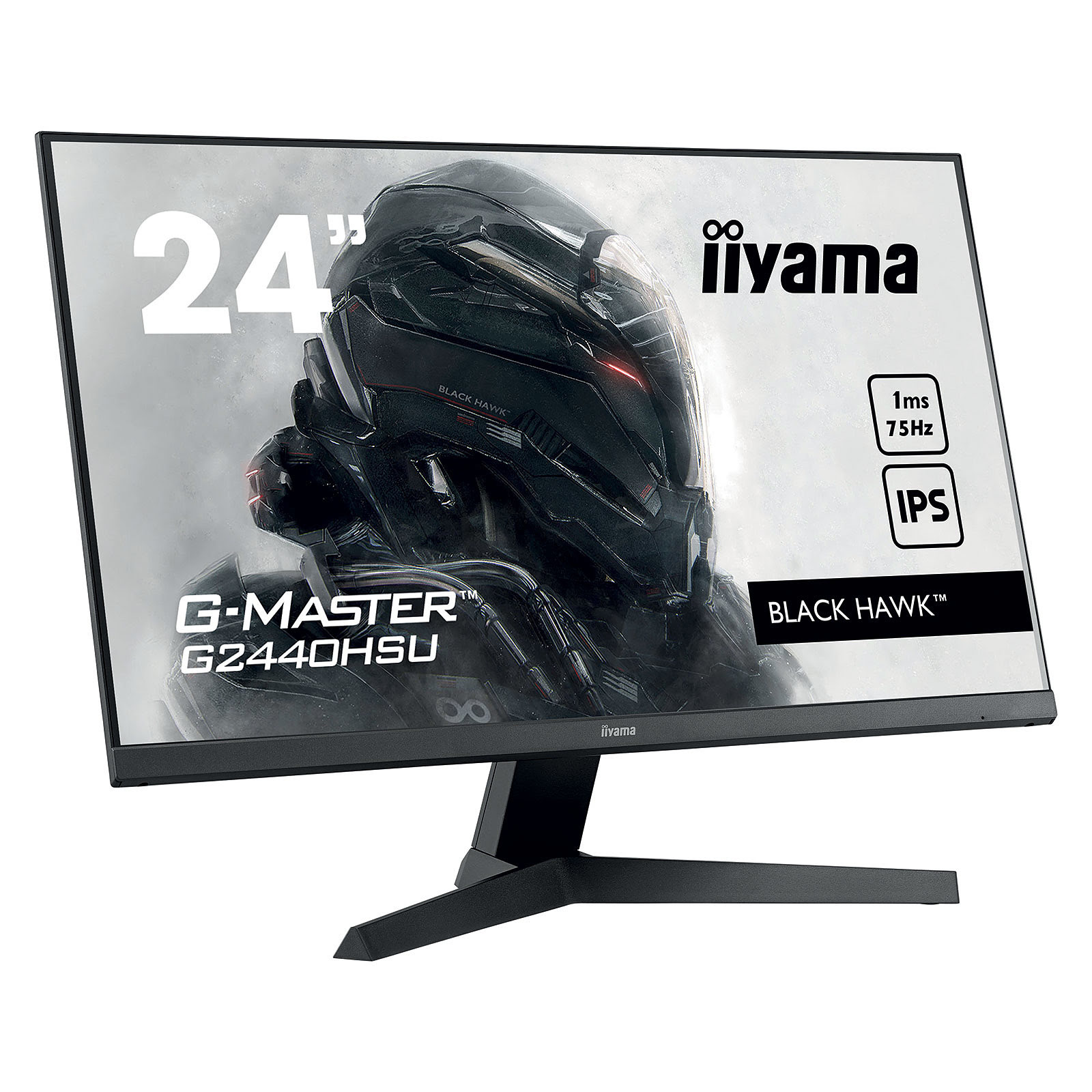 Iiyama 24 pouces  G2440HSU-B1 -- - Ecran PC Iiyama - grosbill.com - 3