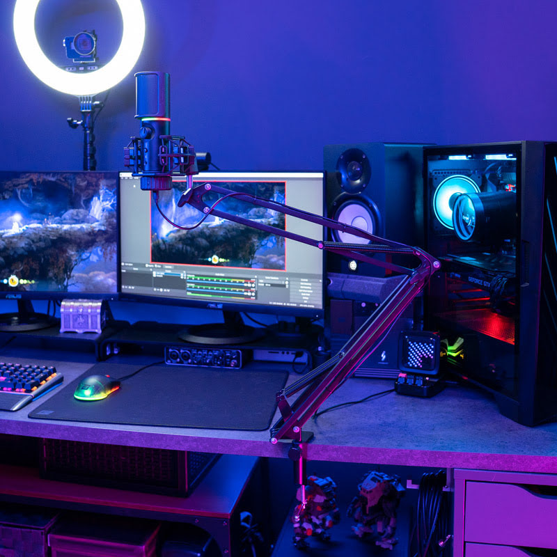 Streamplify Microphone RGB avec bras de montage (SPMC-MZ1C227.11) - Achat / Vente Accessoire Streaming / Vlogging  sur grosbill.com - 2