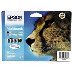 Grosbill Consommable imprimante Epson Cartouche Multipack T0715 Noir/C/J/M