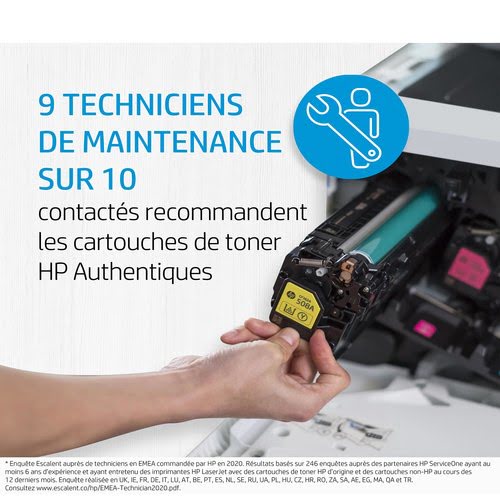 HP - Jaune - CF332A - Achat / Vente Consommable imprimante sur grosbill.com - 8