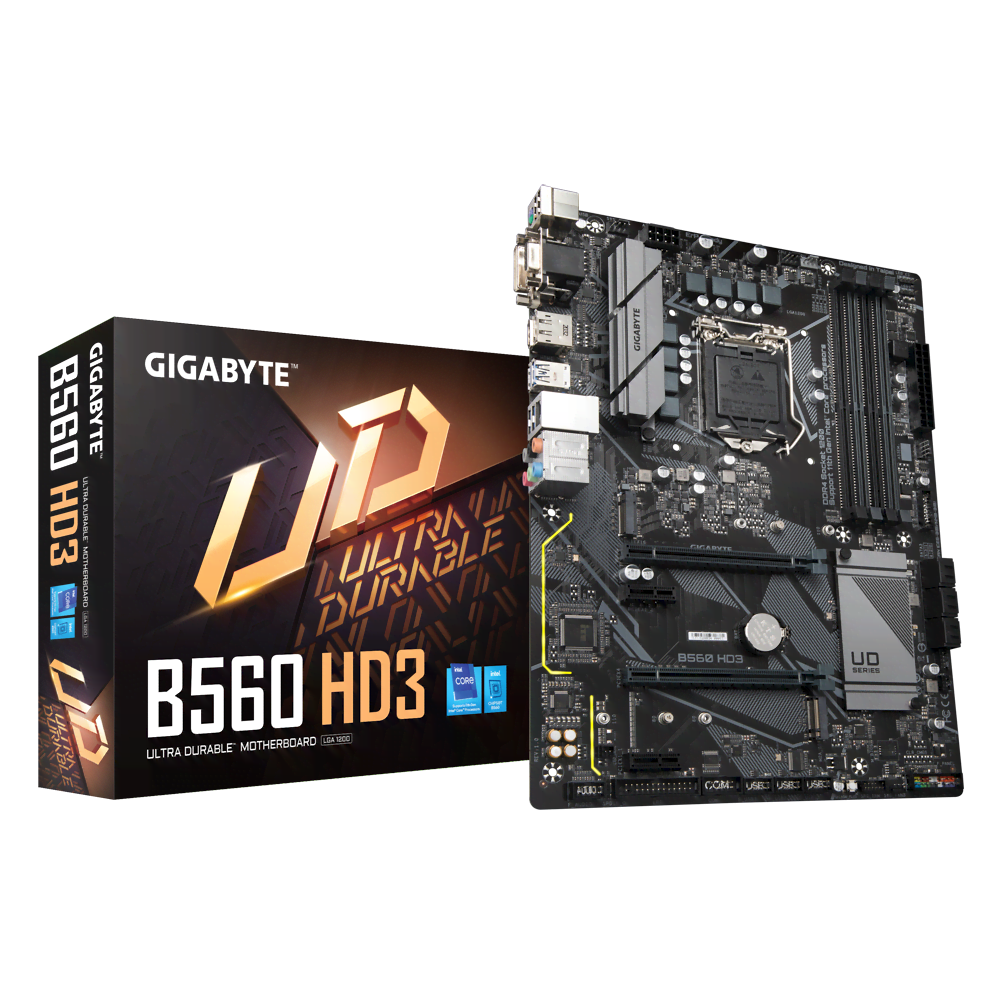 Gigabyte B560 HD3 ATX  - Carte mère Gigabyte - grosbill.com - 0