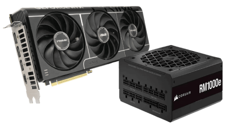 RTX 5080 PRIME OC 16Go + RM1000e 1000W Gold 3.1 - grosbill.com - 0
