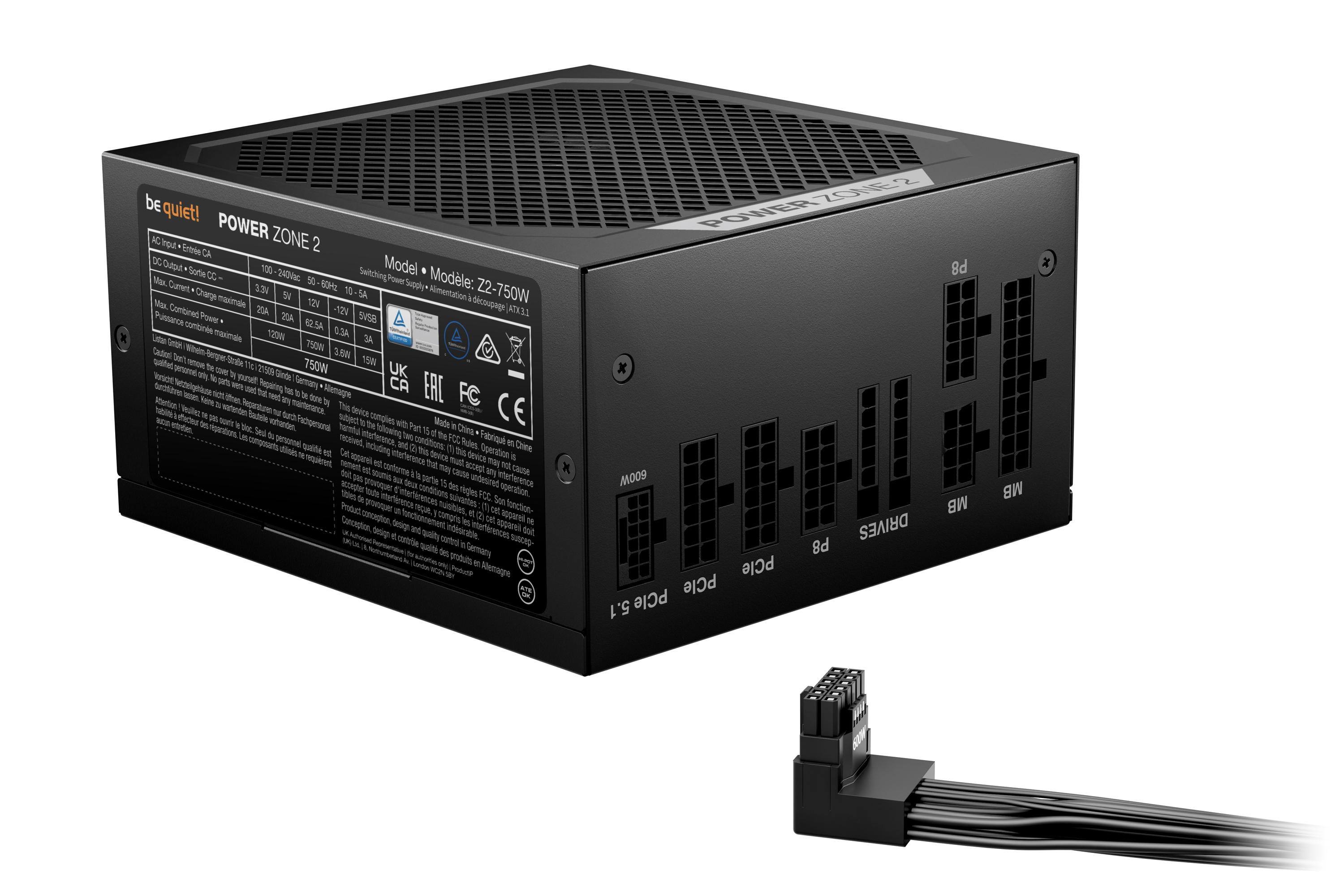 be quiet! 80+ Platinum (750W) - Alimentation be quiet! - 2