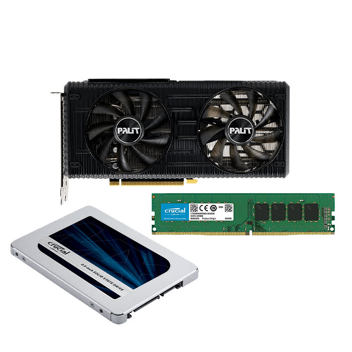 Pack RTX 3060 / SSD 500go / RAM 16Go - grosbill.com - 0