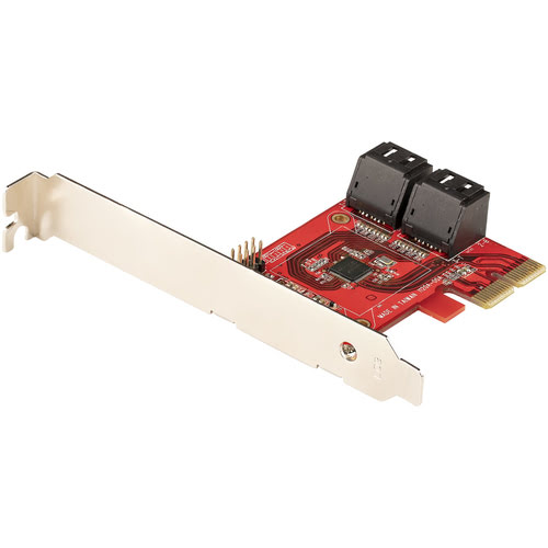 StarTech PCI-E - 4 Ports SATA - 4P6G-PCIE-SATA-CARD