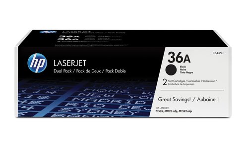 HP - Noir - CB436AD - Achat / Vente Consommable imprimante sur grosbill.com - 0