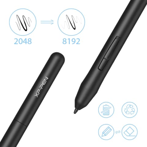 XPPEN Star03V2 STR03B 5080LPI/10"/Noir# - Tablette graphique - 8
